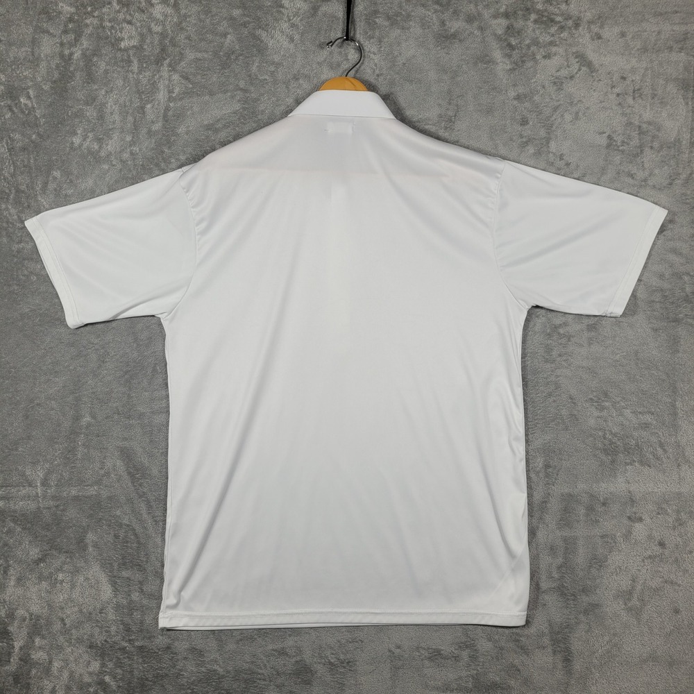 Collars & Co Polo Shirt Mens XL White Performance Dress Collar Stretch Casual - Picture 2 of 8